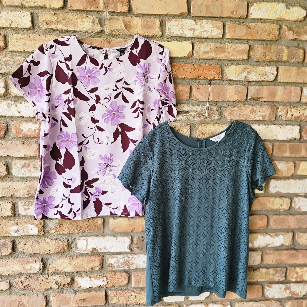 Short Sleeved Blouse Bundle Size L